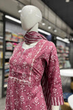 Ethnic Printed  Straight Kurta Set With Dupatta