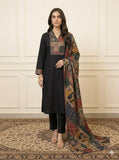 Black Designer Kurta Set with Printed Dupatta | Elegant Ethnic Wear