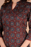 Kalamkari Cotton Silk kurta set