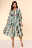 Muslin Frock Style Dress with Belt