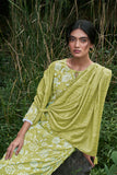 Green  Lucknowi Style Printed kurta set